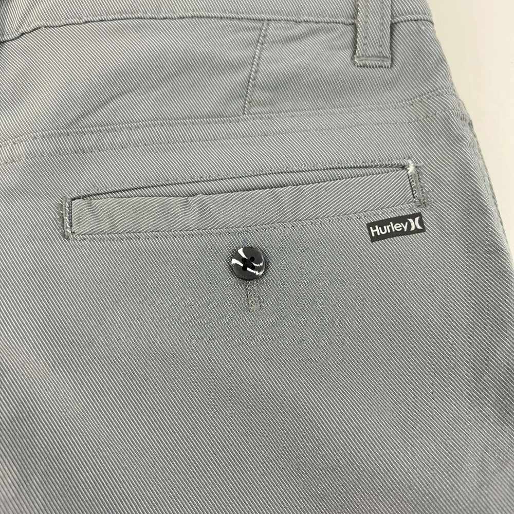 Hurley H20 Dri Boys Size 10 Walking  Shorts Cool Gray ‎ Adjustable Waist